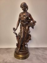 arrivage d’une belle statue en bronze d’ Hippolyte  MOREAU